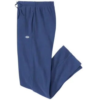 Men's Blue Microfleece Joggers