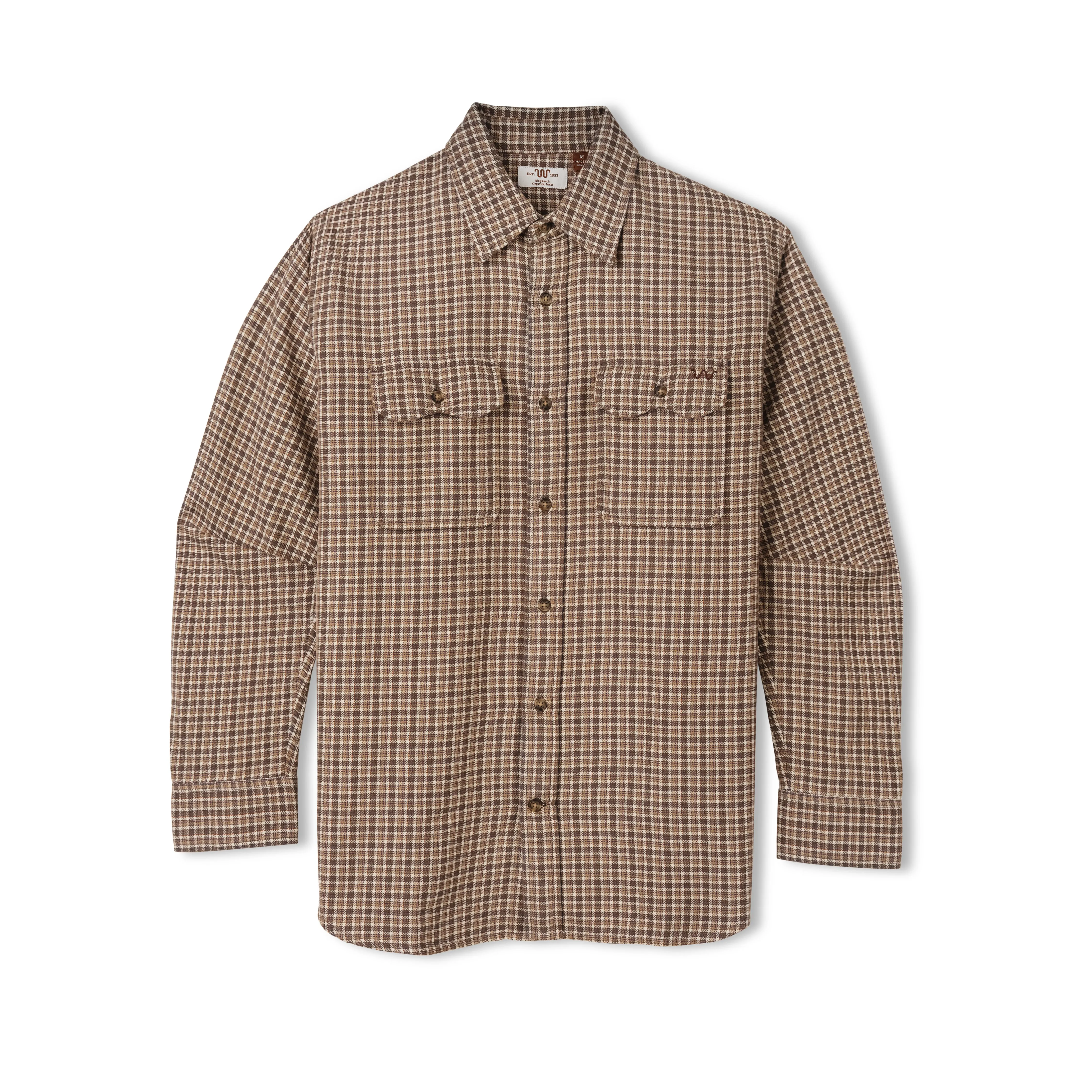 Men’s Two Pocket Ranch Shirt, Flannel