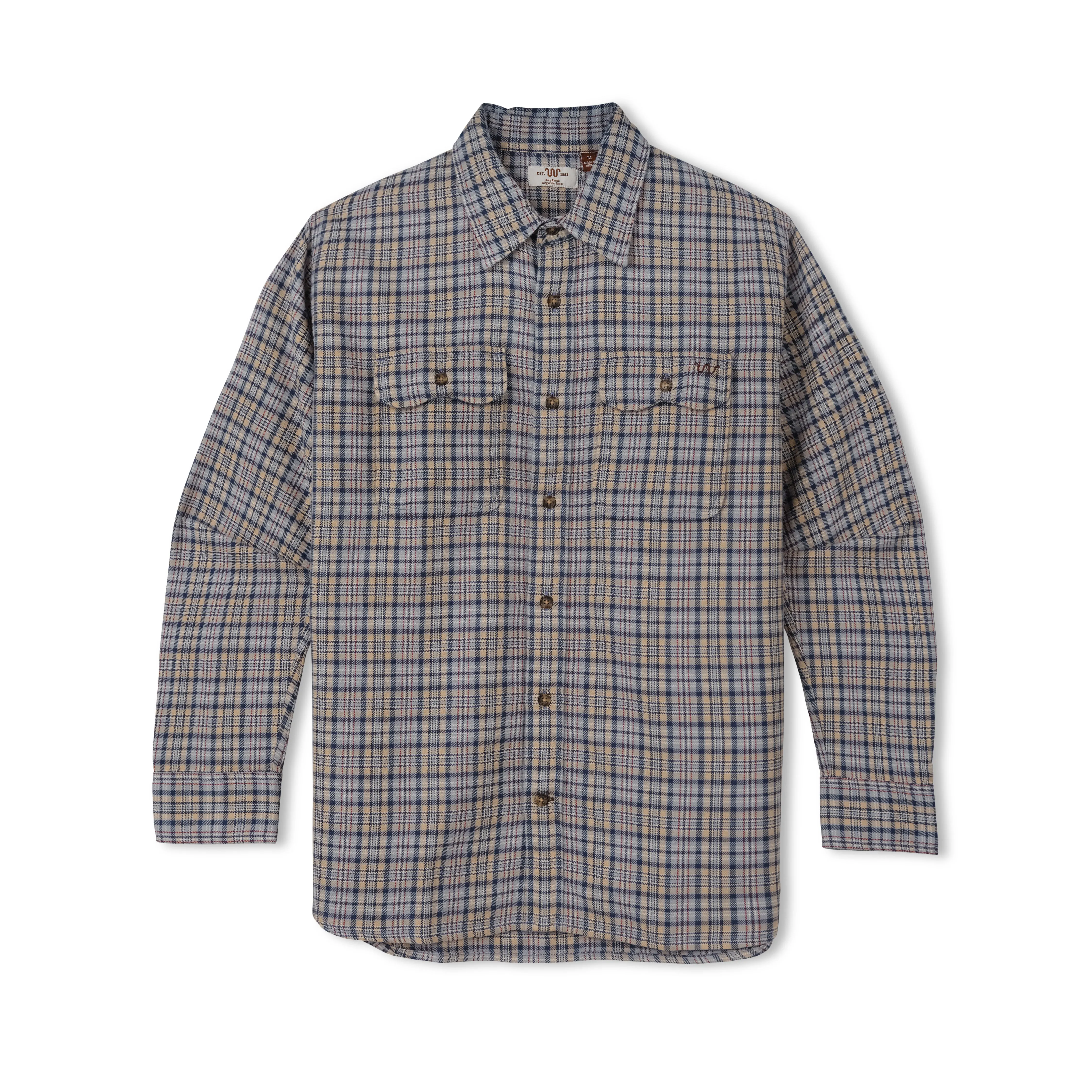 Men’s Two Pocket Ranch Shirt, Flannel