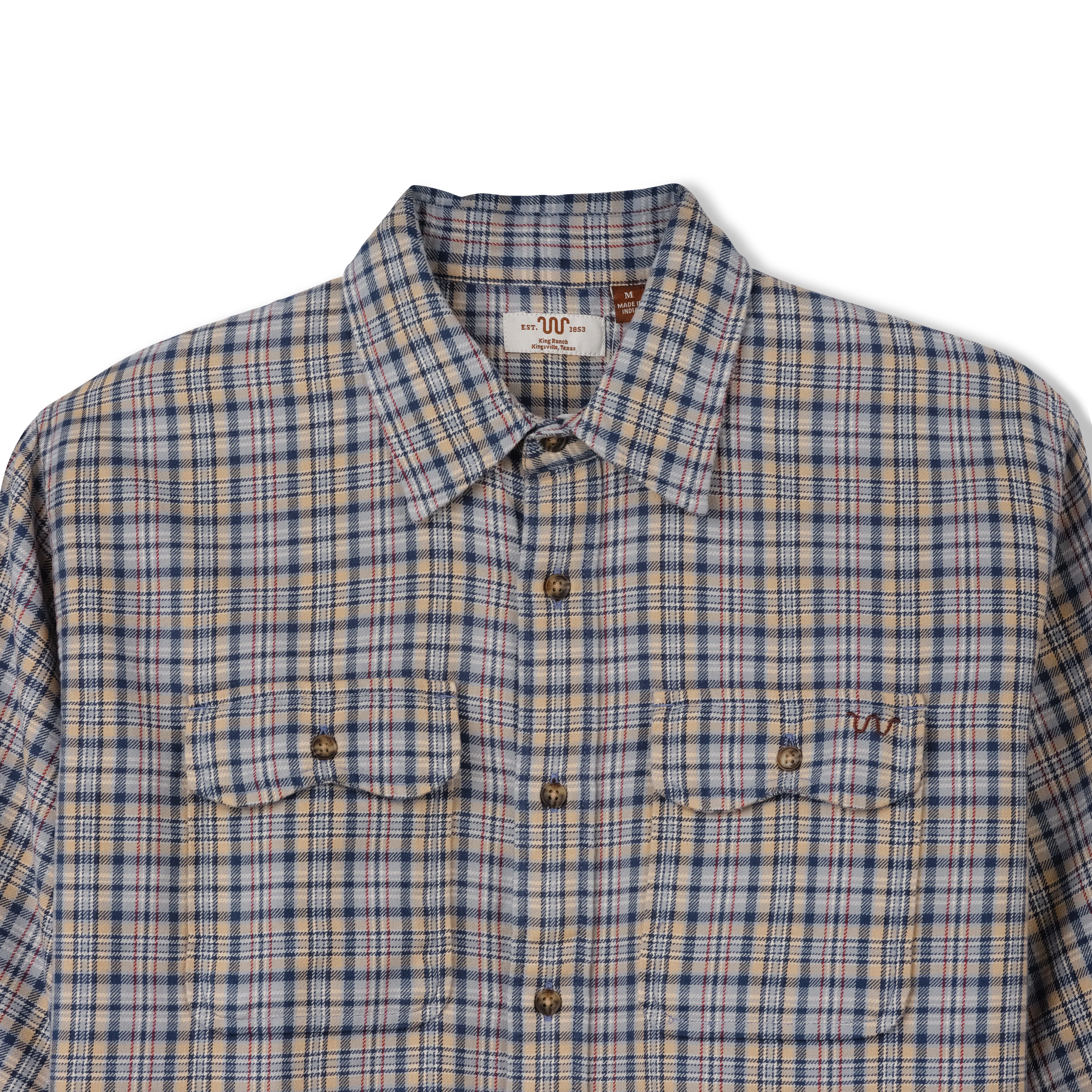 Men’s Two Pocket Ranch Shirt, Flannel