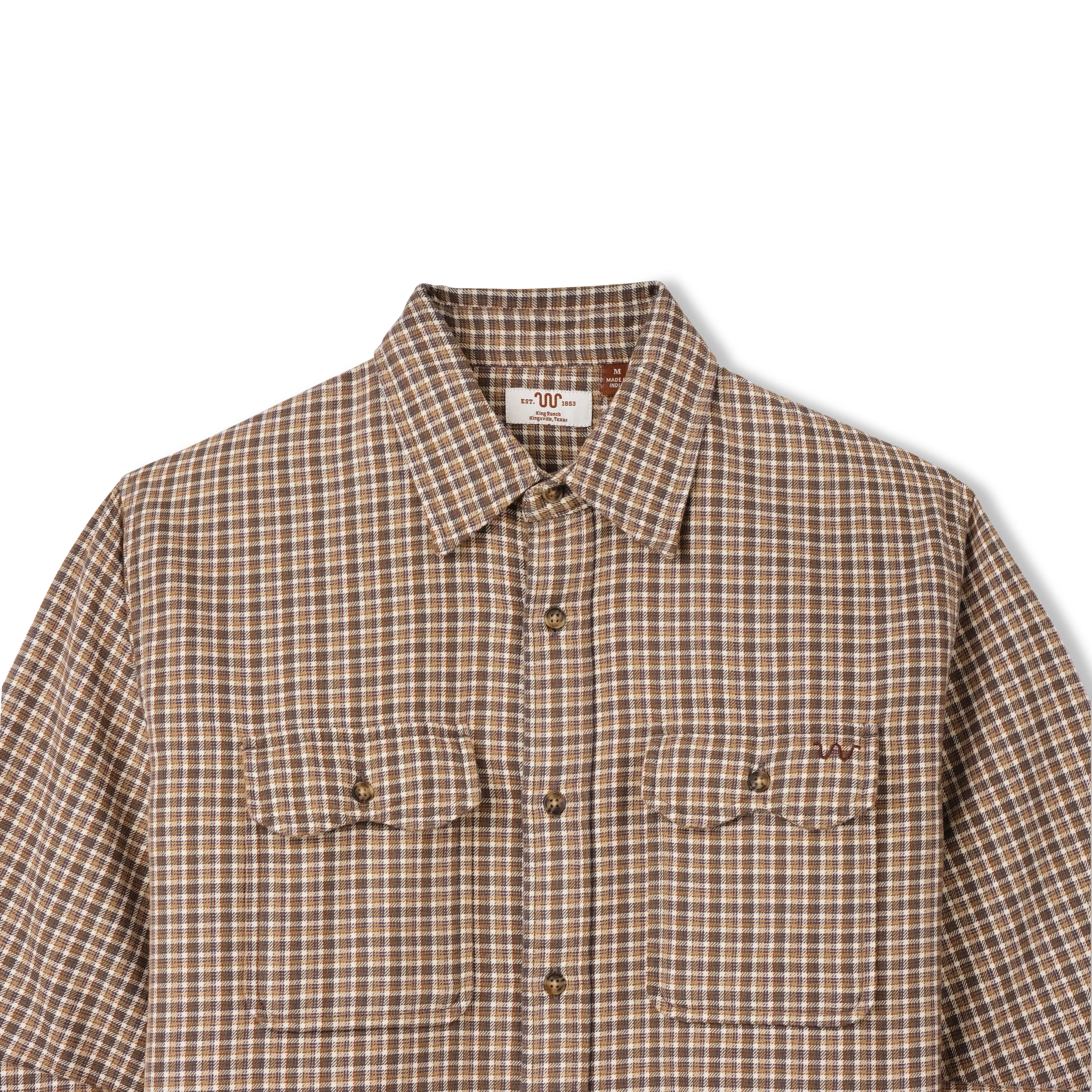 Men’s Two Pocket Ranch Shirt, Flannel