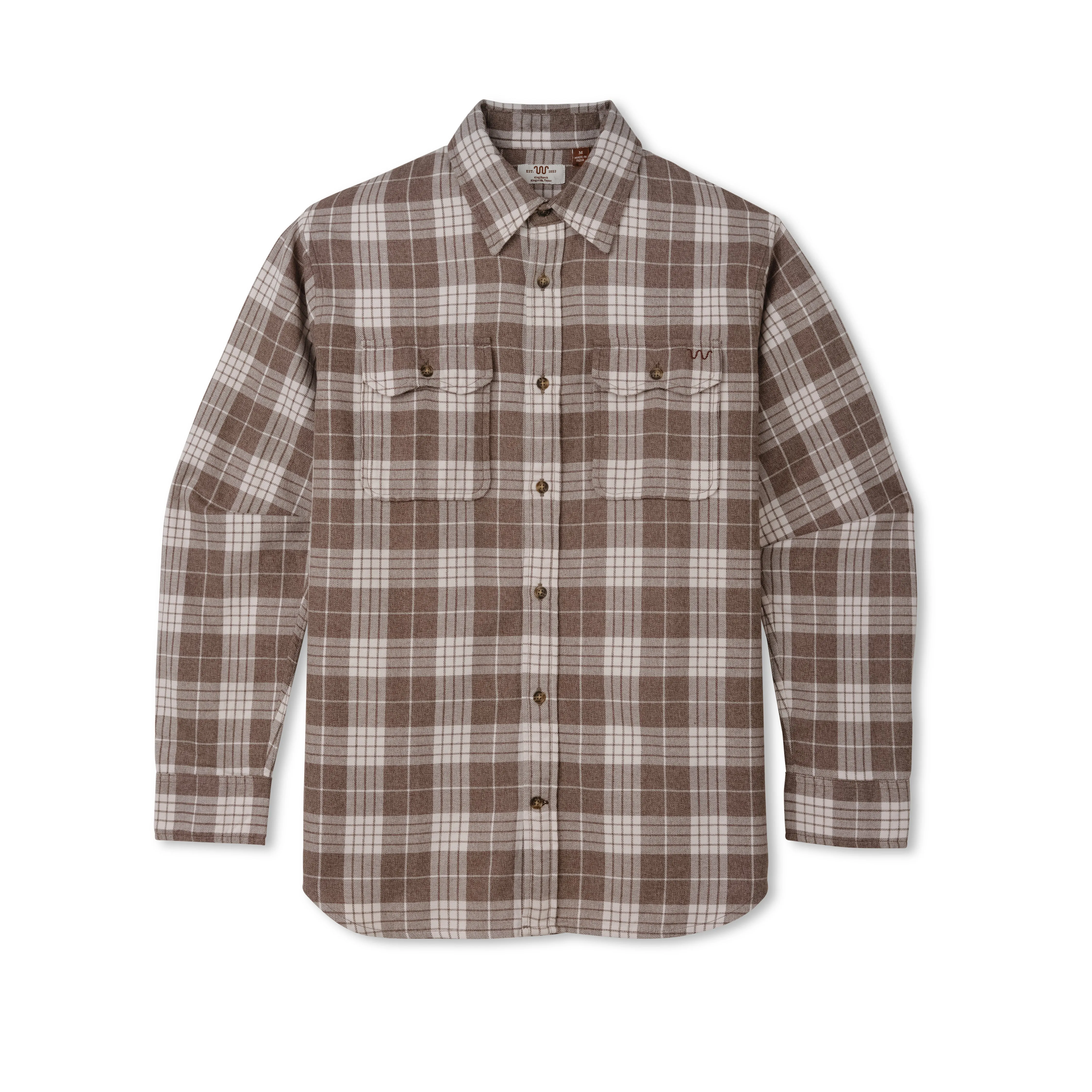 Men’s Two Pocket Ranch Shirt, Flannel