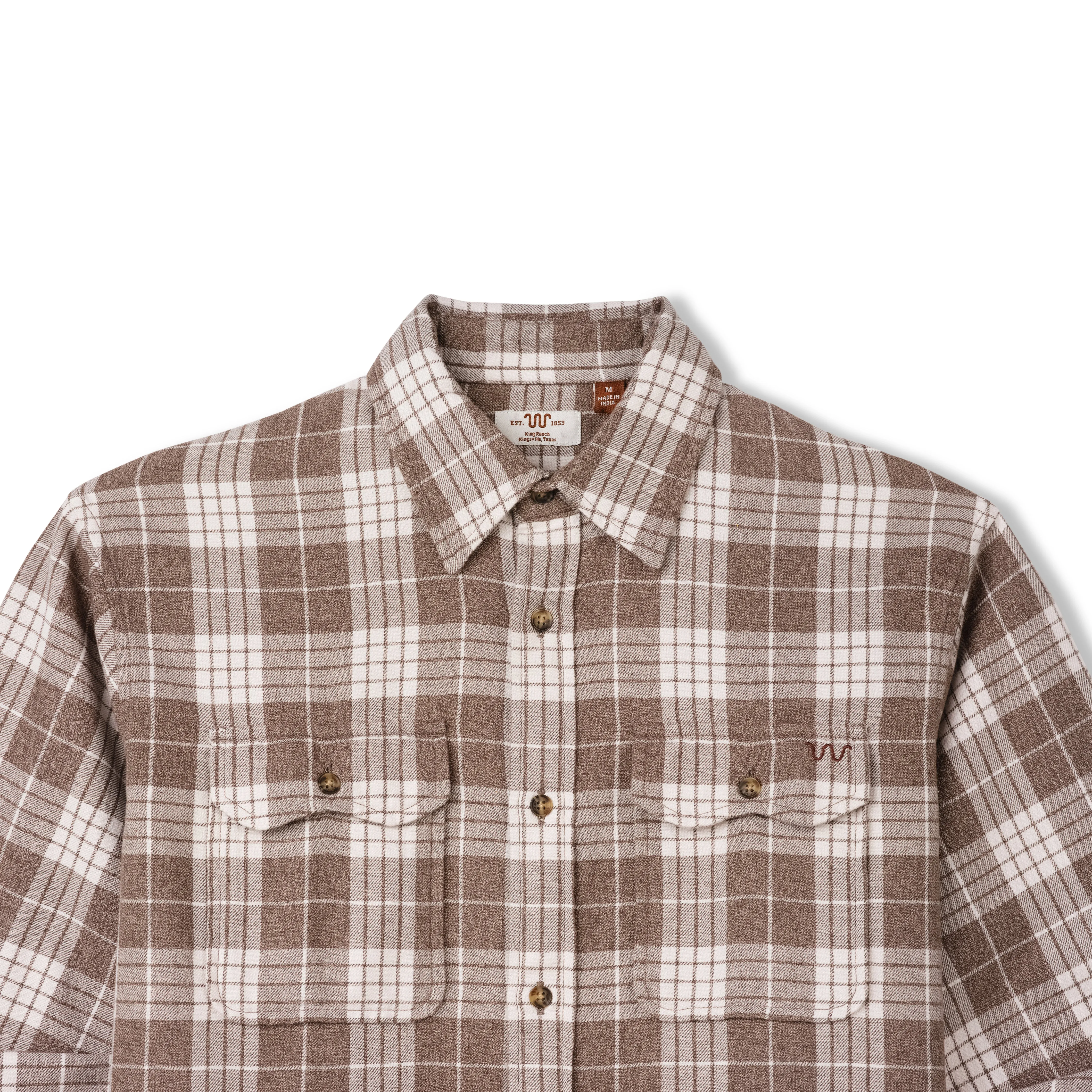 Men’s Two Pocket Ranch Shirt, Flannel