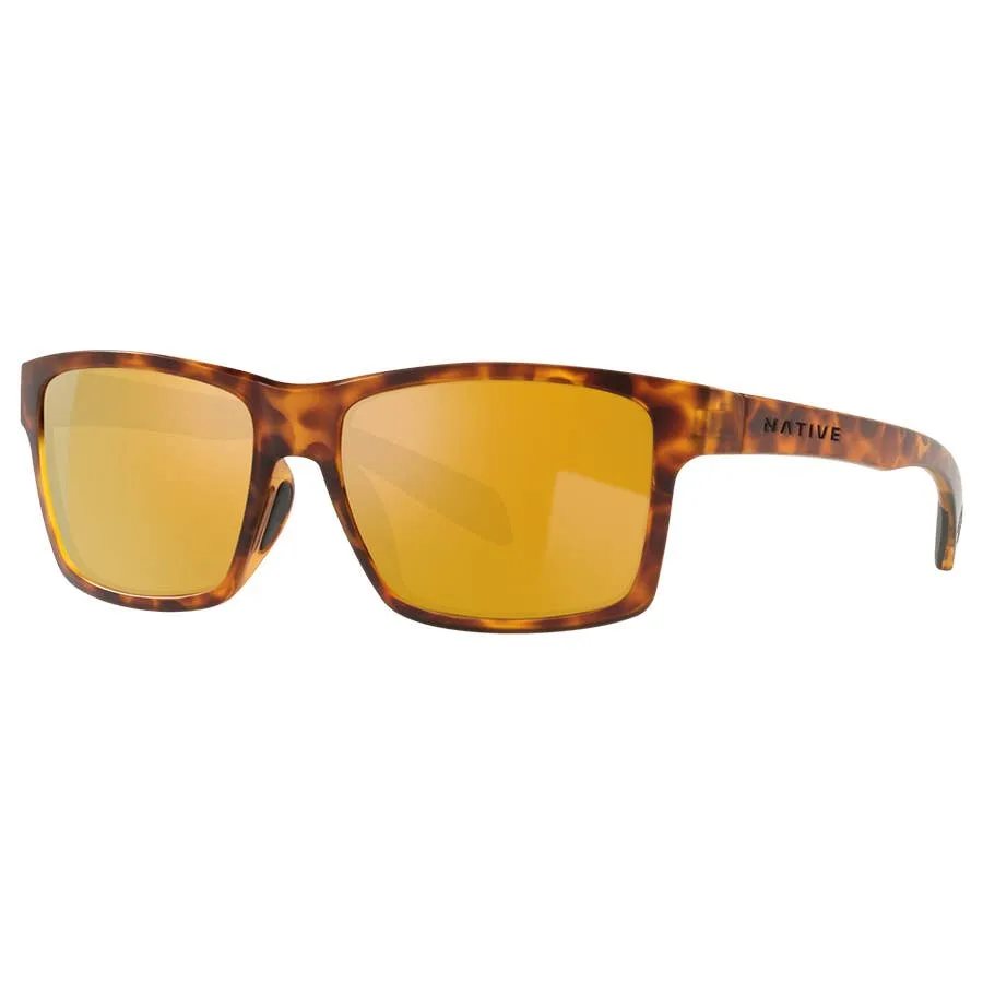 Native Flatrions Polarized Sunglasses - Desert Tortoise - Bronze Reflex