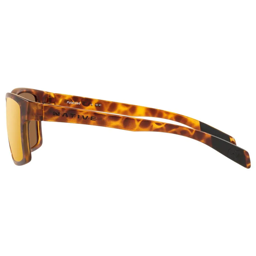 Native Flatrions Polarized Sunglasses - Desert Tortoise - Bronze Reflex