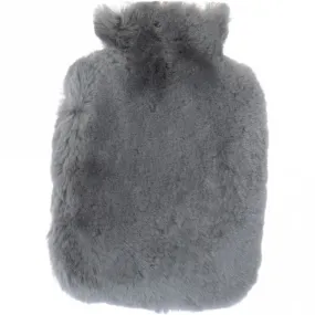 Natural Sheepskin Hot Water Bottle Cover Grey:  HW Bottle Cover 2L