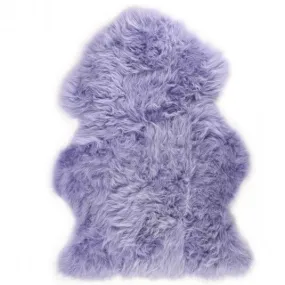 NATURAL SHEEPSKIN RUG COLOUR LILAC