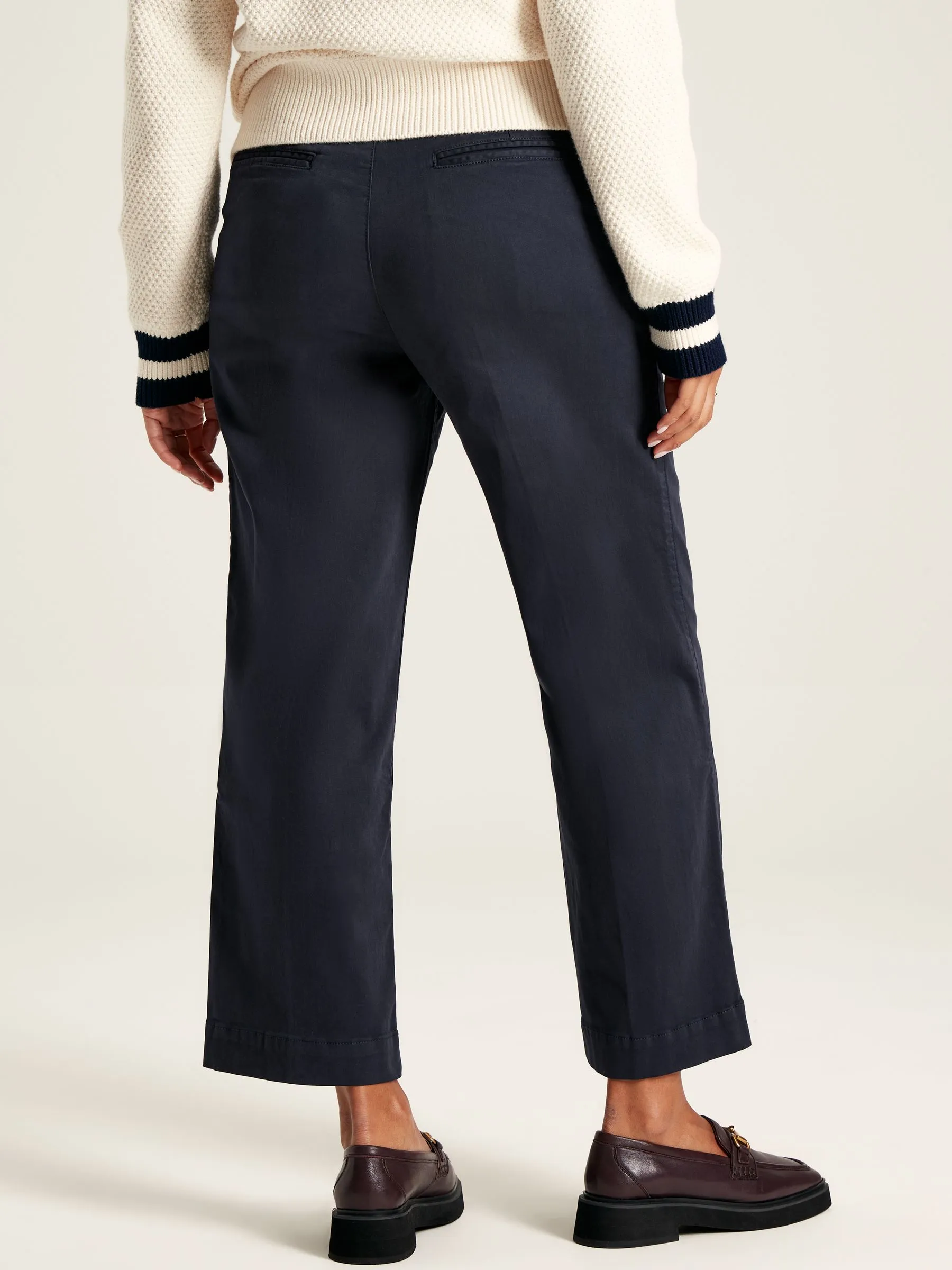 Navy Straight Leg Chinos