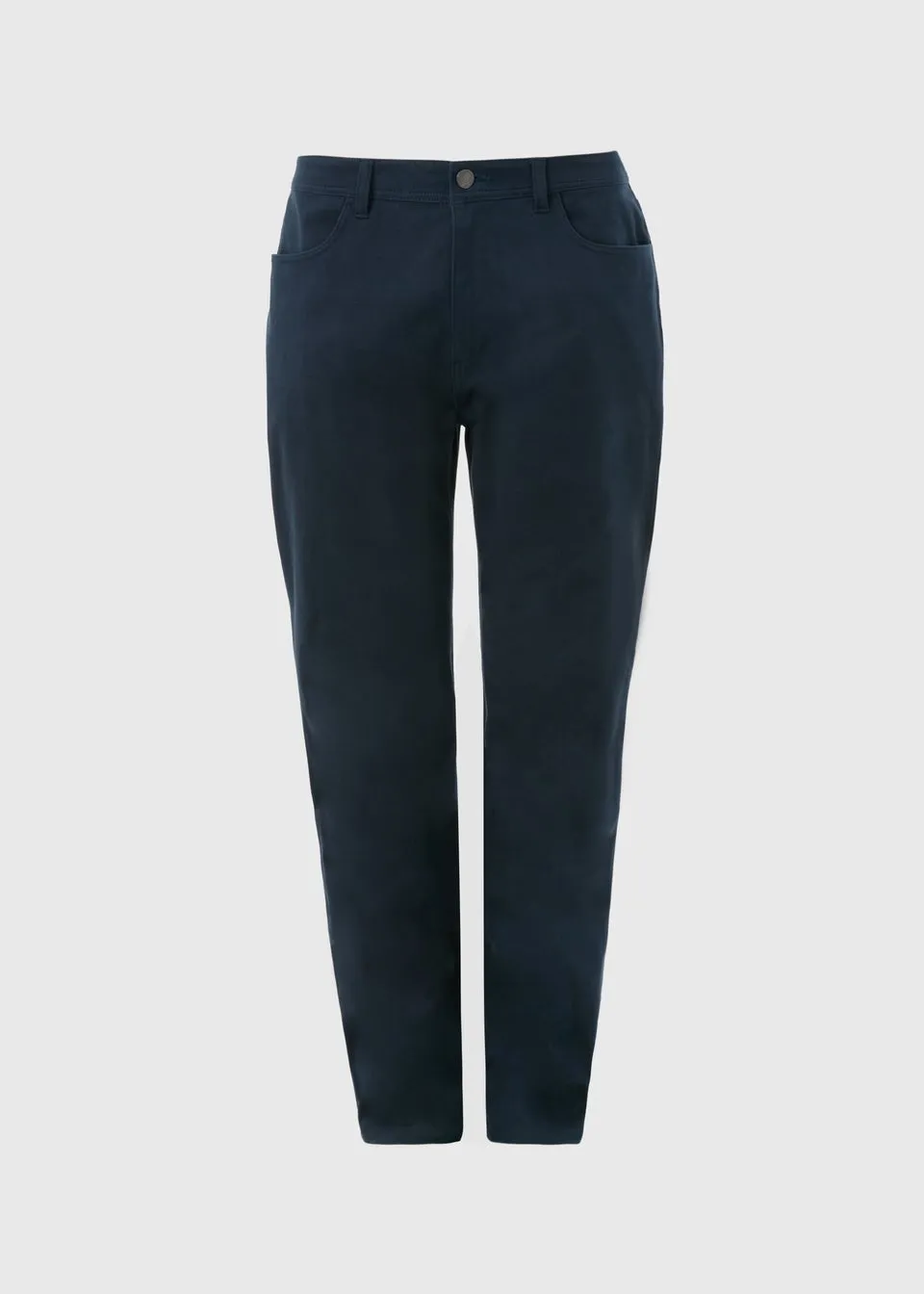 Navy Textured Chinos