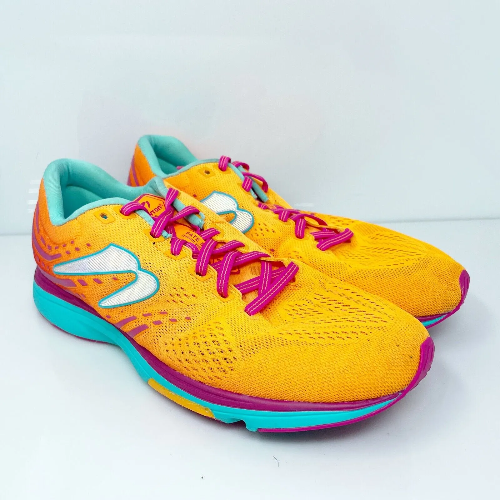 Newton Womens Fate 8 W011622 Yellow Running Shoes Sneakers Size 10.5