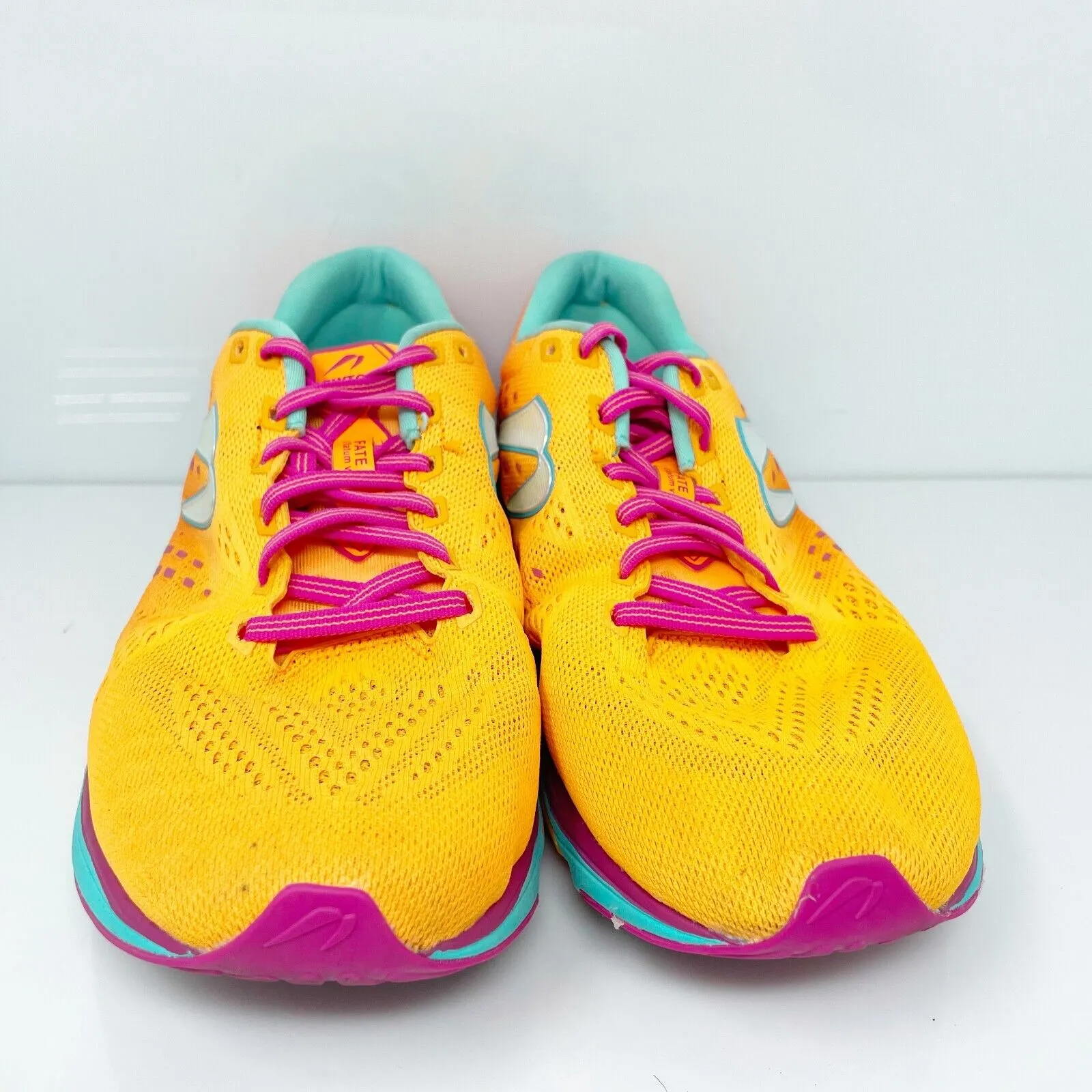 Newton Womens Fate 8 W011622 Yellow Running Shoes Sneakers Size 10.5