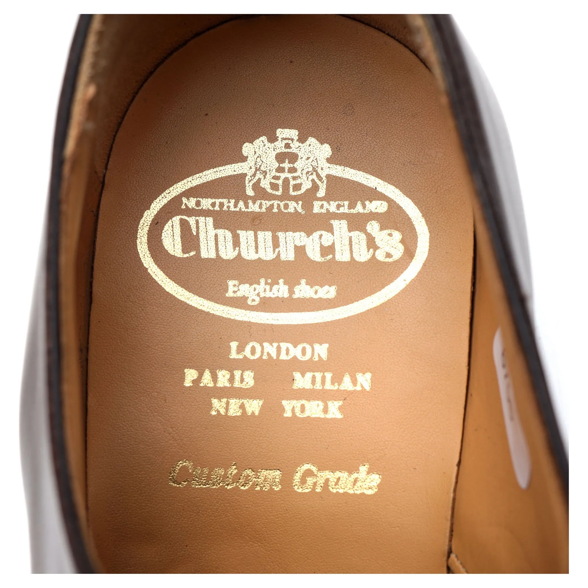 'Oxley' Brown Leather Derby UK 6.5 F