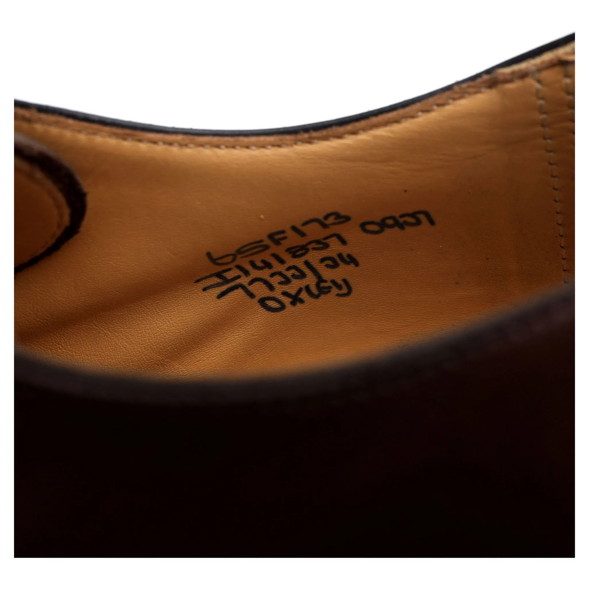 'Oxley' Brown Leather Derby UK 6.5 F