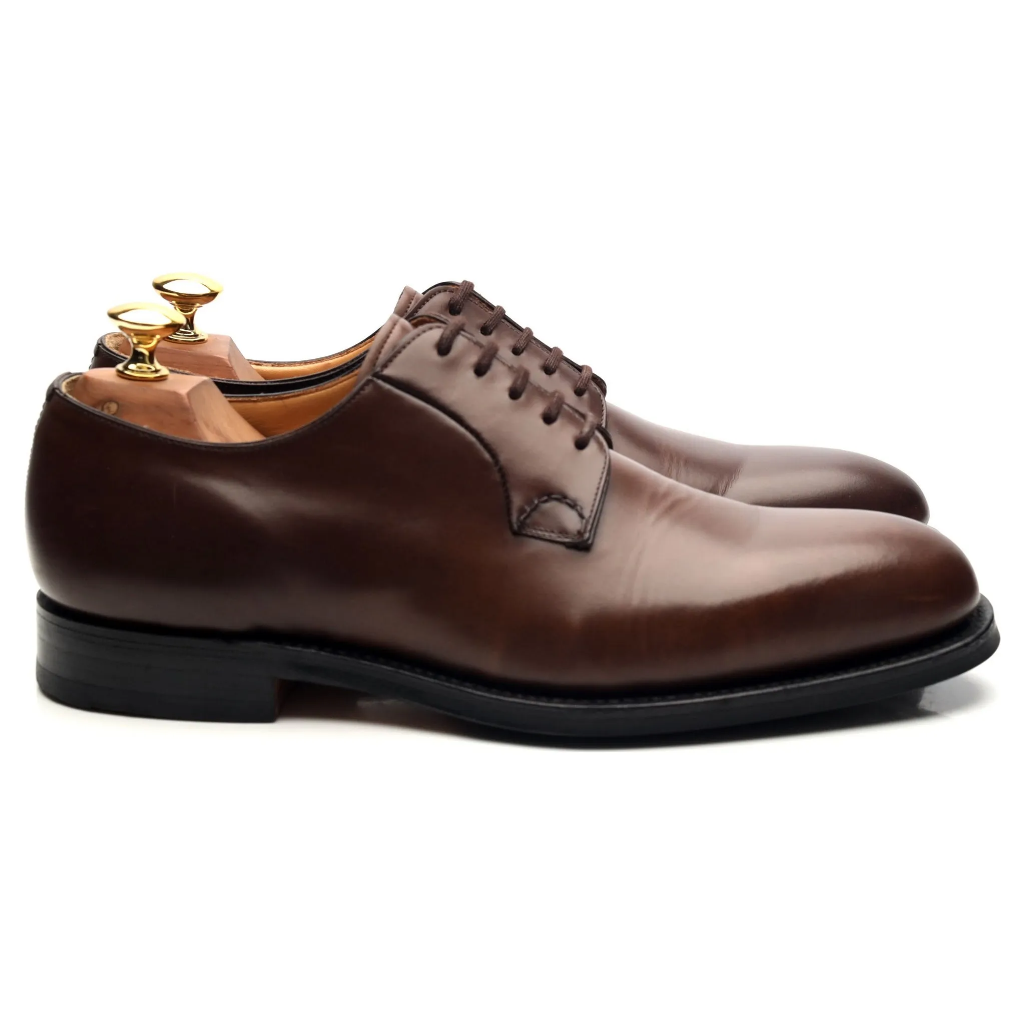 'Oxley' Brown Leather Derby UK 6.5 F