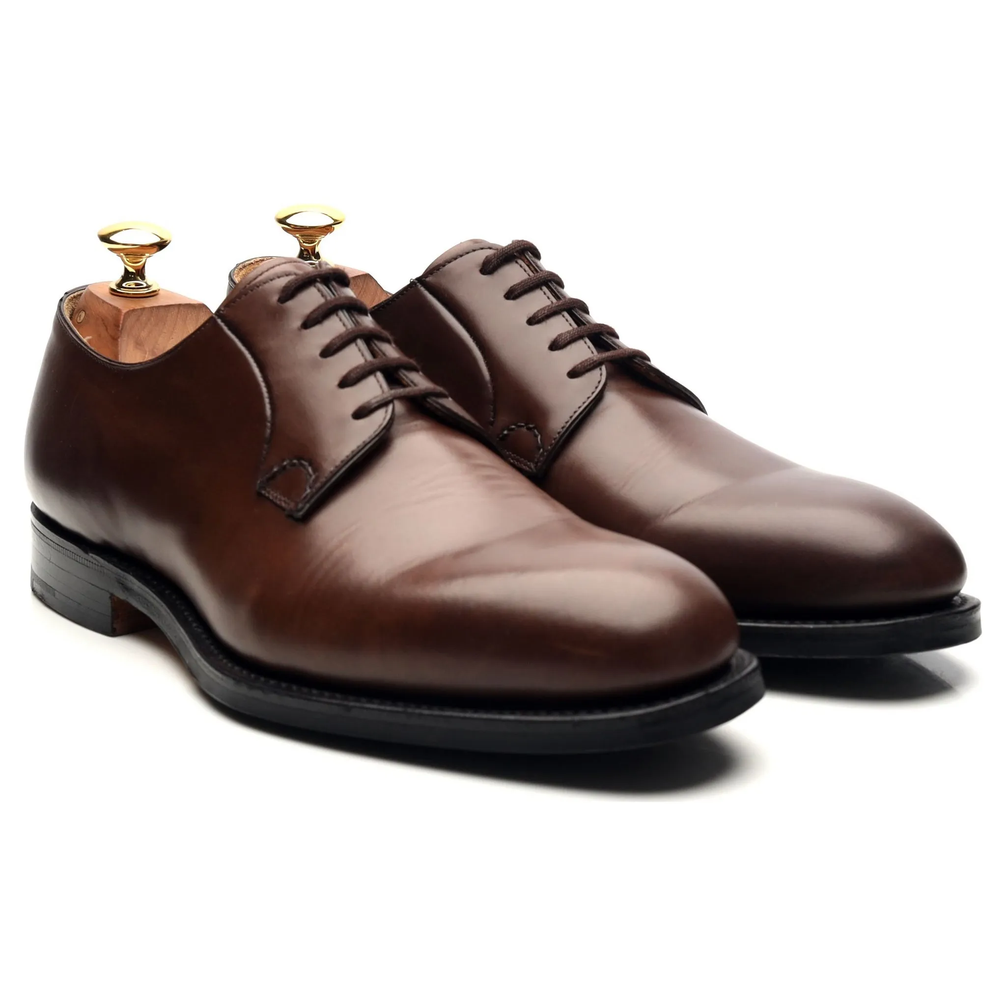 'Oxley' Brown Leather Derby UK 6.5 F