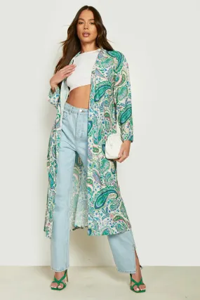 Paisley Long Sleeve Kimono