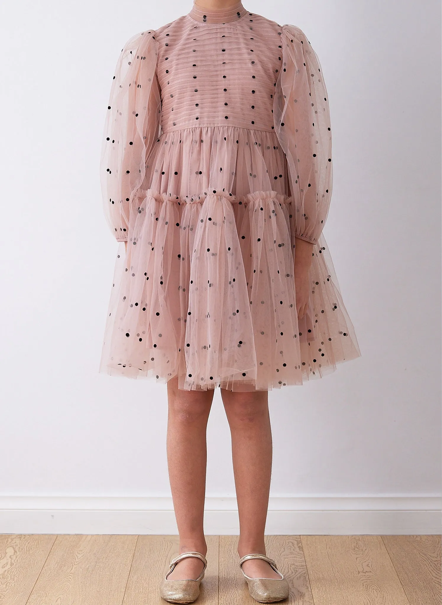 Petite Amalie Dotty Tulle Dress