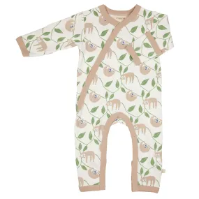 Pigeon Organics Sloth Kimono Style Sleepsuit