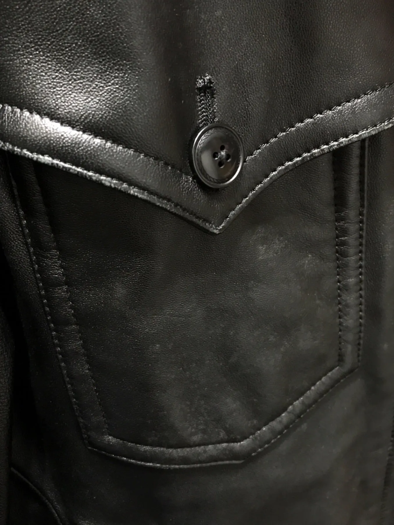 [Pre-owned] NUMBER (N)INE Sheepskin Western Switched Leather Jacket