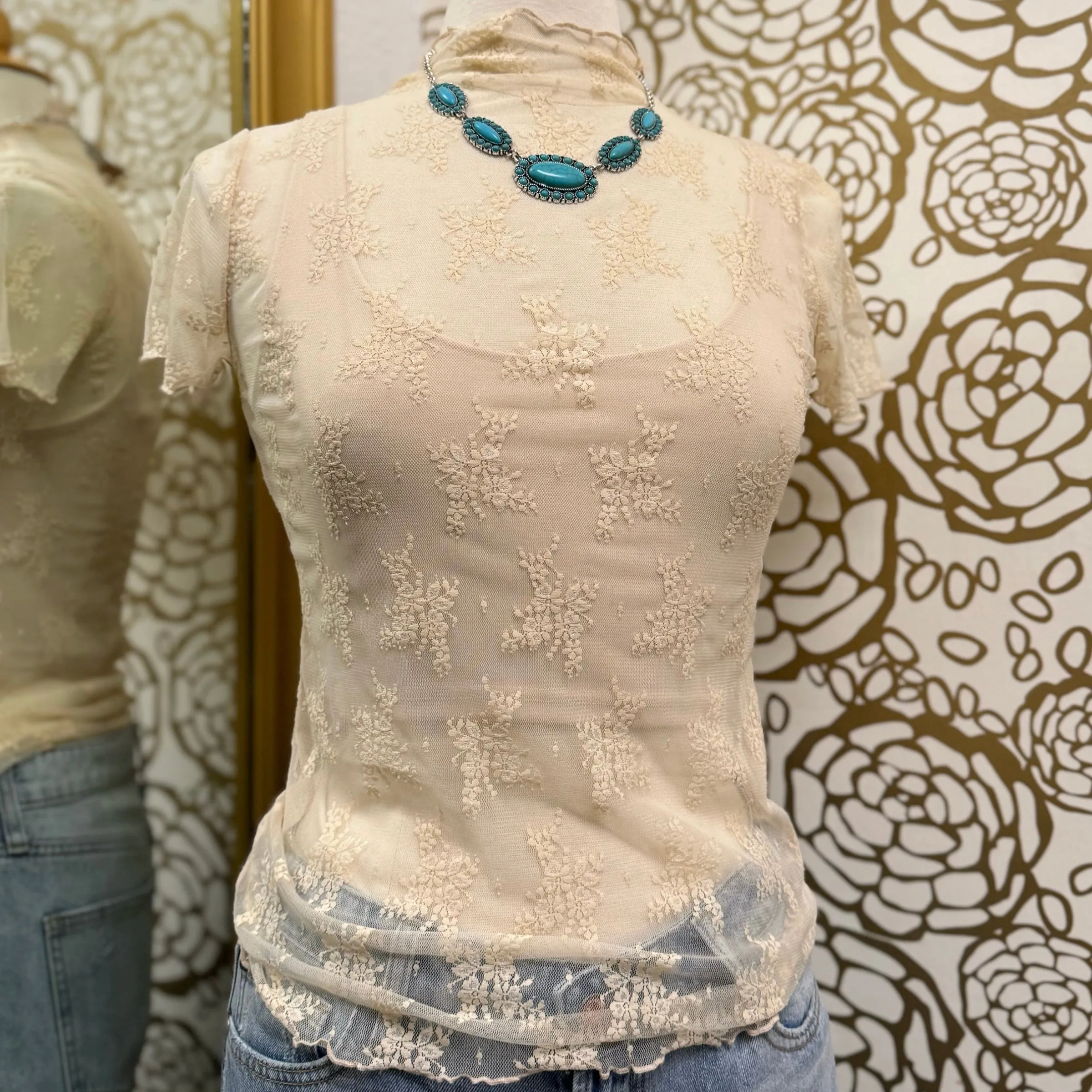 Pretty In The City Lace Top