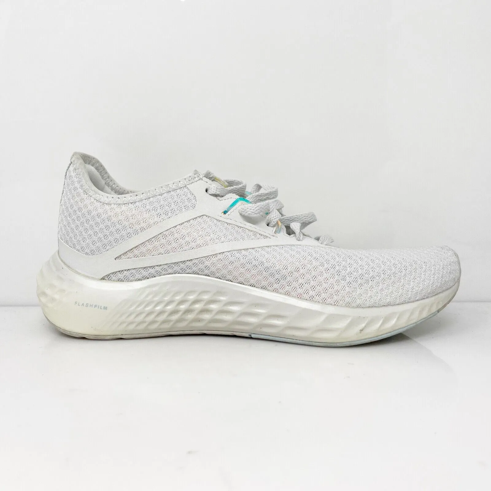 Reebok Womens Flashfilm 3.0 GX7531 White Running Shoes Sneakers Size 6.5