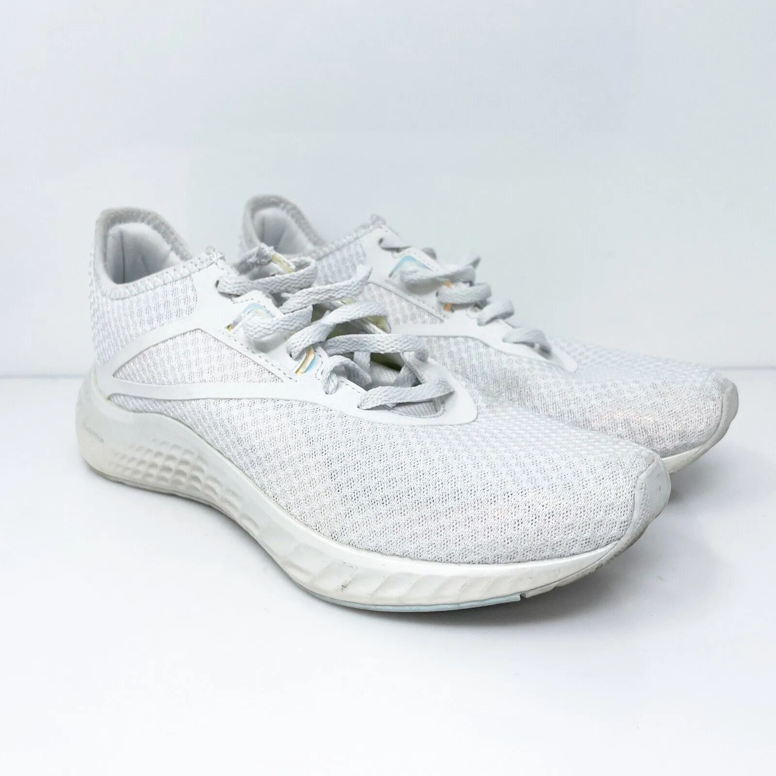 Reebok Womens Flashfilm 3.0 GX7531 White Running Shoes Sneakers Size 6.5