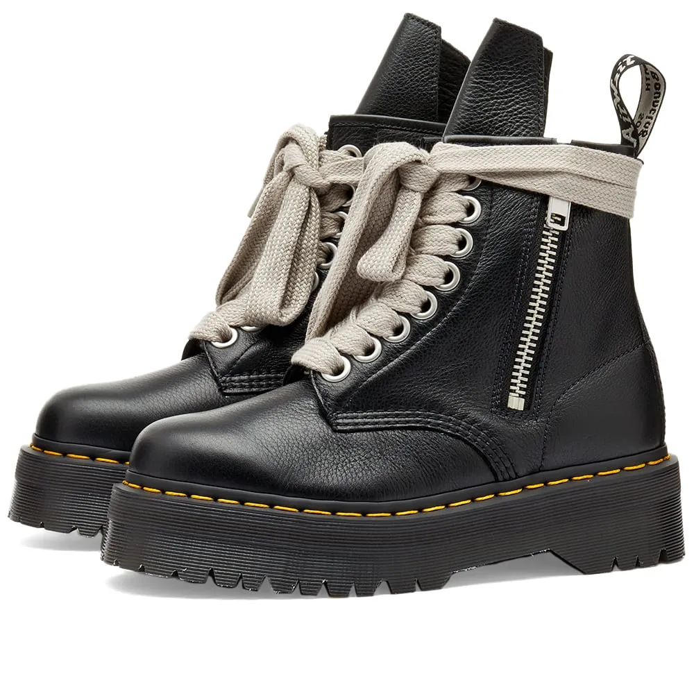 Rick Owens Rick Owens x Dr Martens Quad sole Jumbo Lace bootBlack