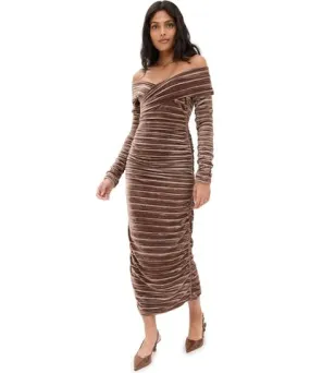 Sabina Musayev Delphinus Dress Brown XS