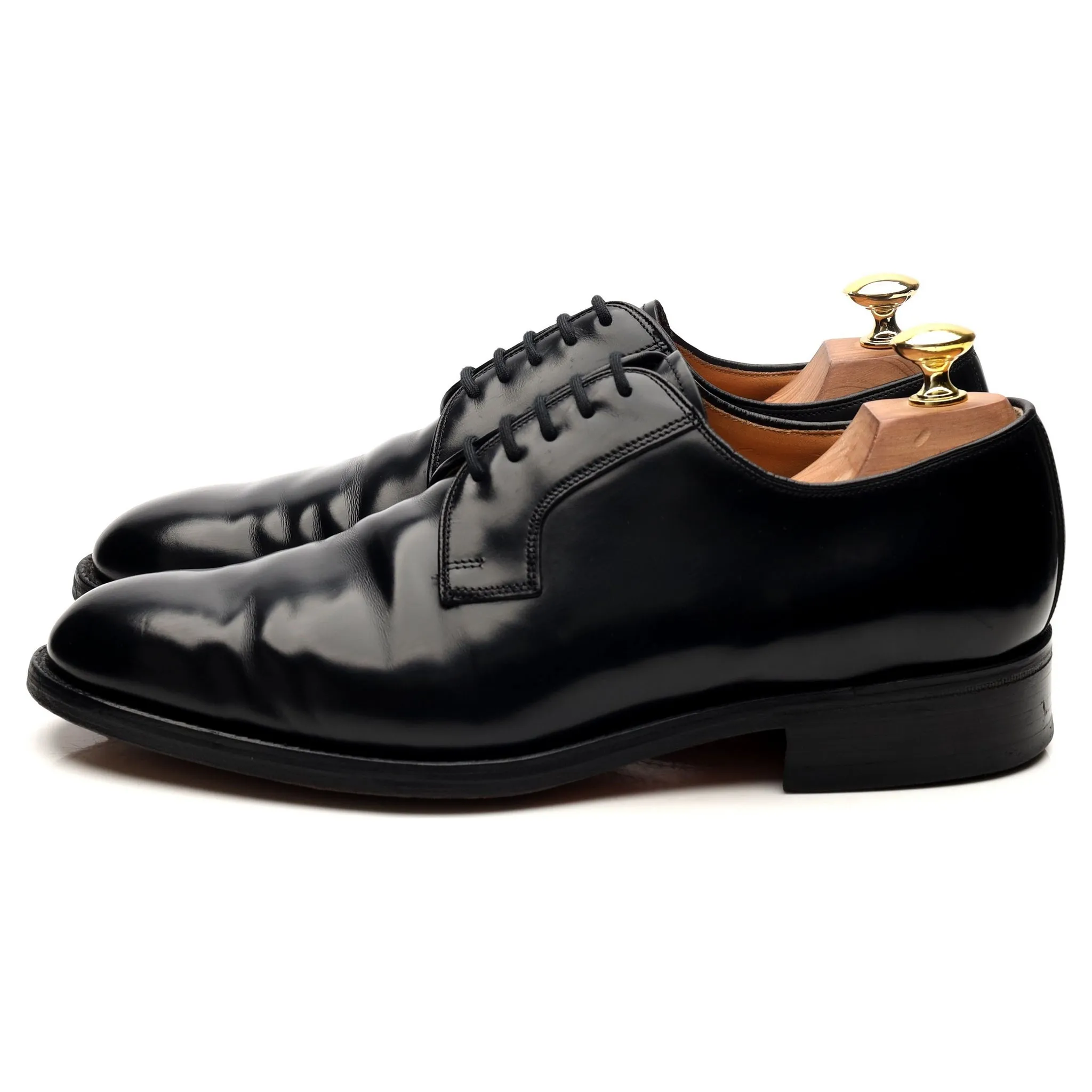 'Selwyn' Black Leather Derby UK 8 F