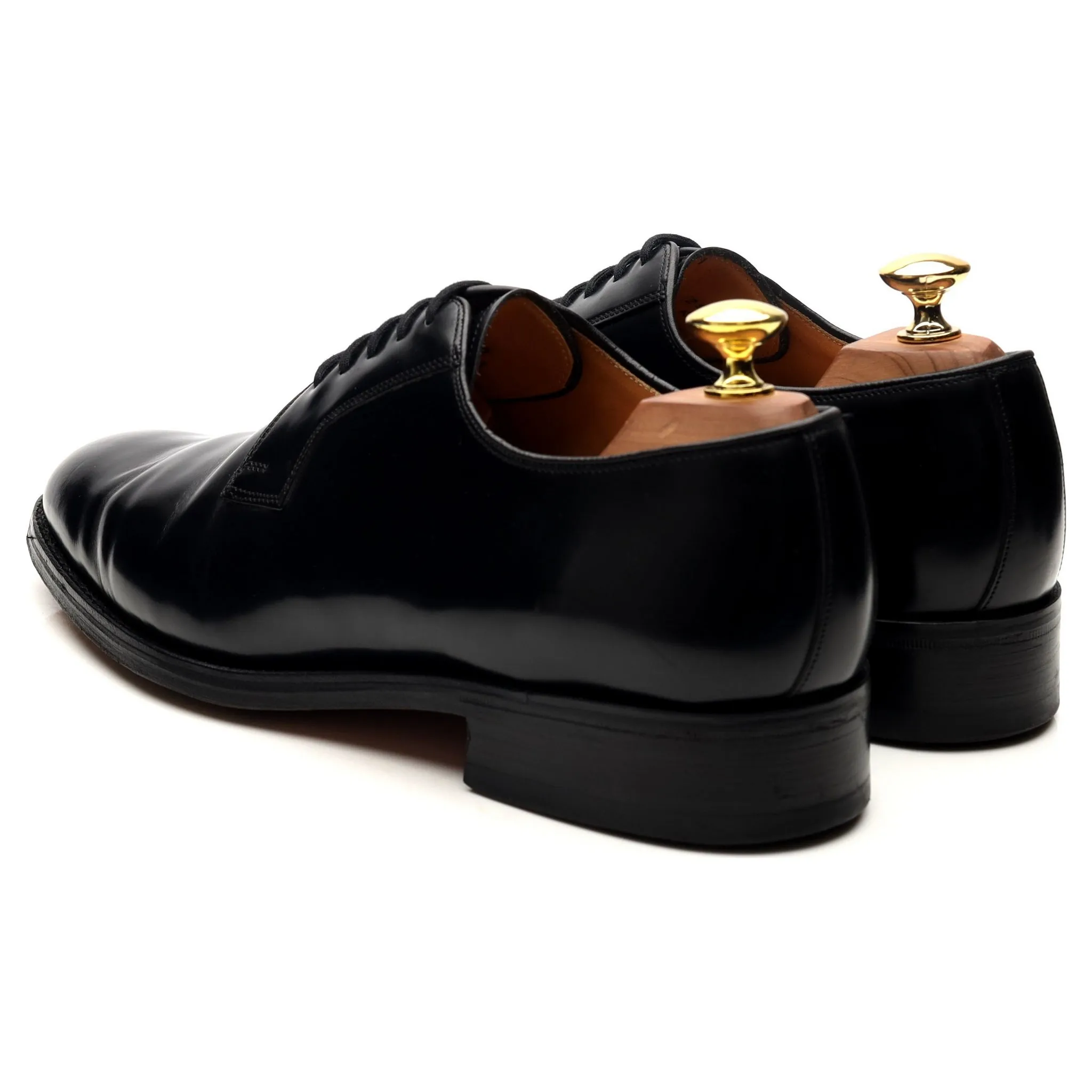 'Selwyn' Black Leather Derby UK 8 F