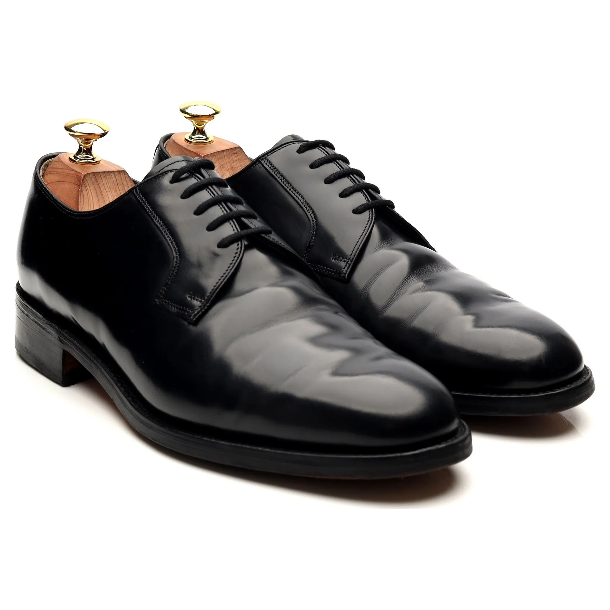 'Selwyn' Black Leather Derby UK 8 F