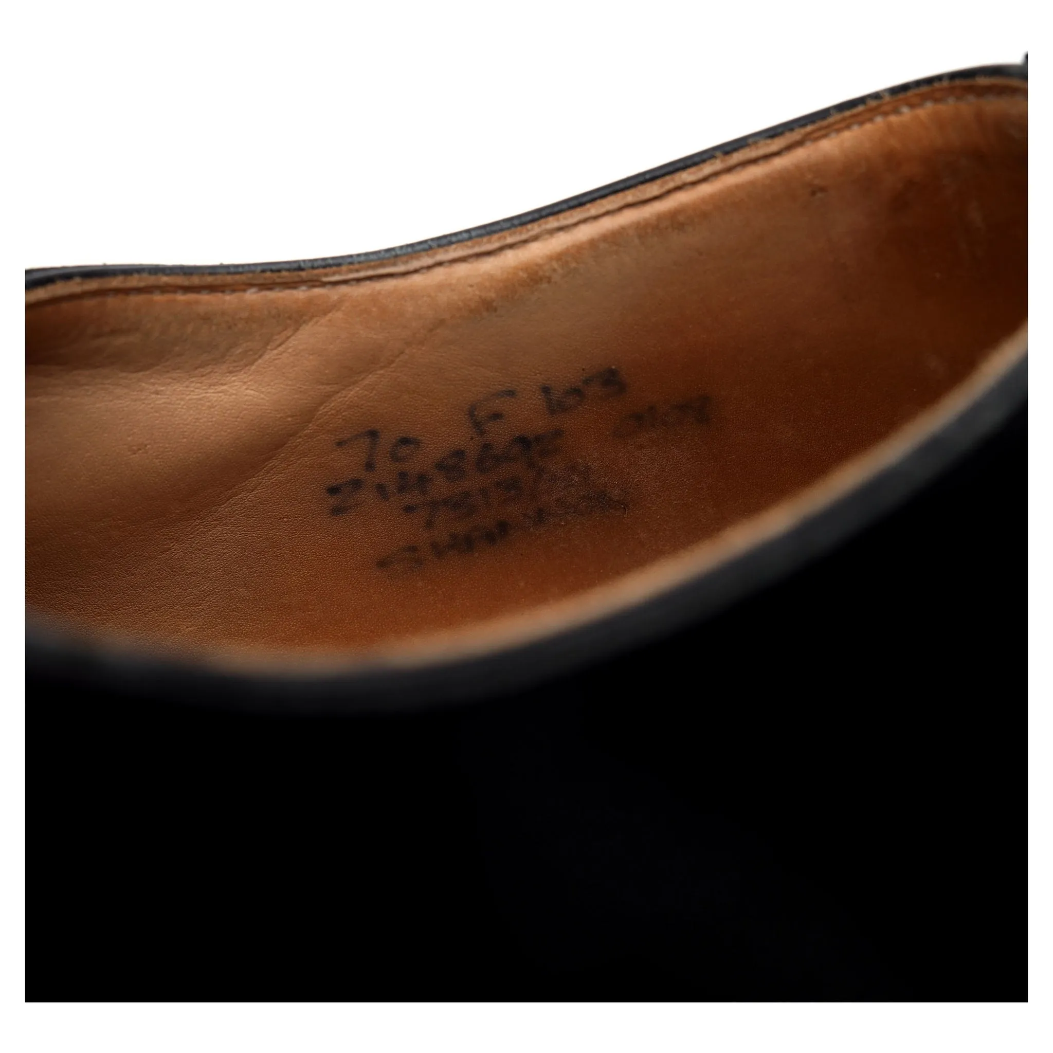 'Shannon' Black Leather Derby UK 7 F