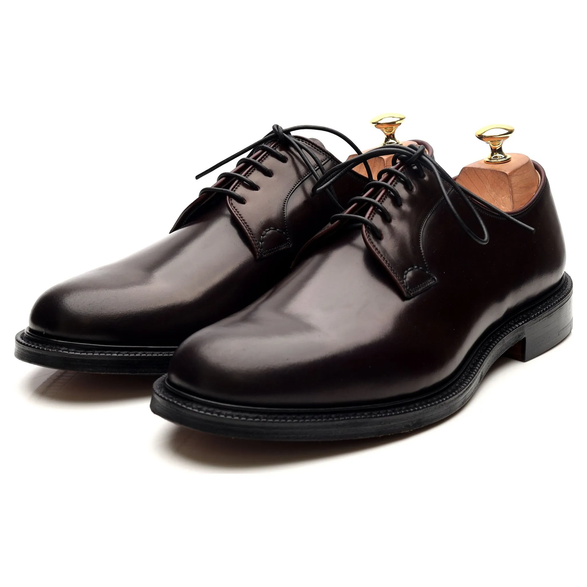 'Shannon' Burgundy Cordovan Leather Derby UK 9.5 F