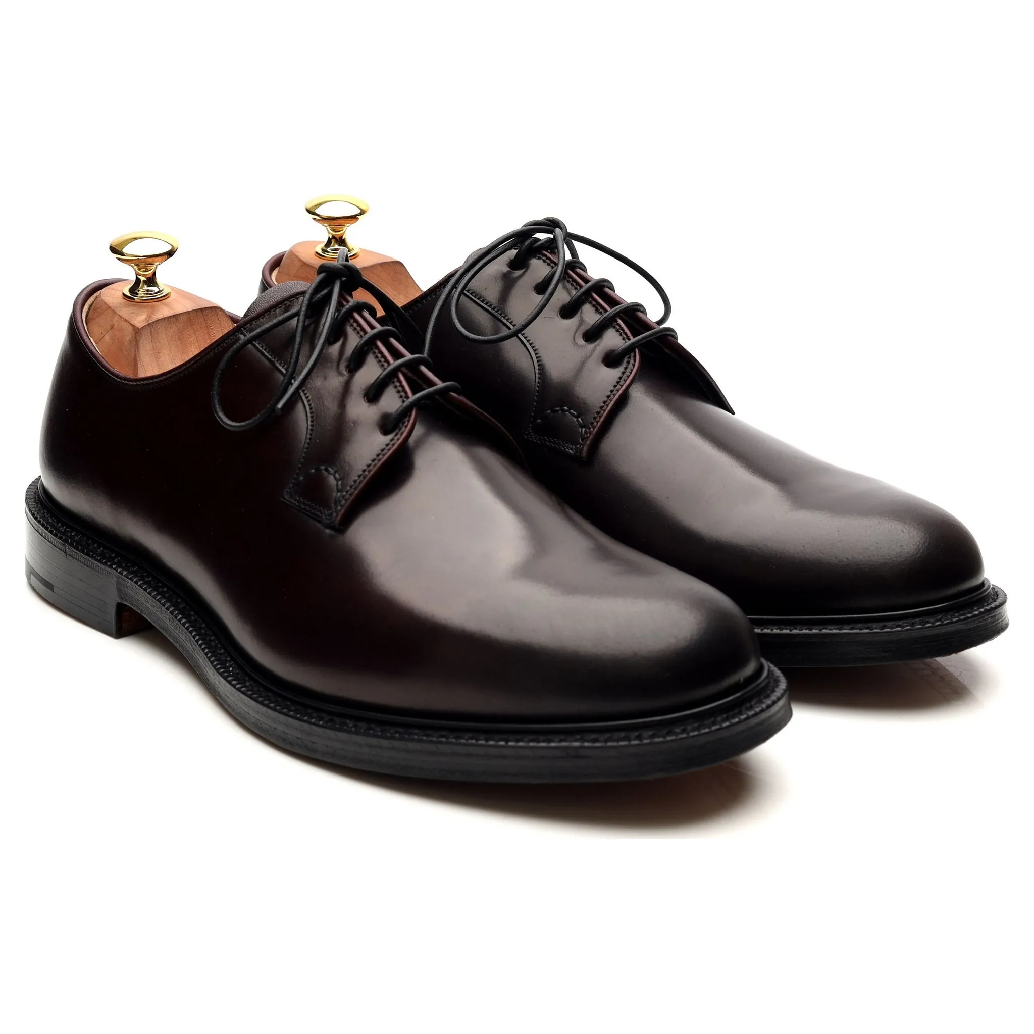 'Shannon' Burgundy Cordovan Leather Derby UK 9.5 F