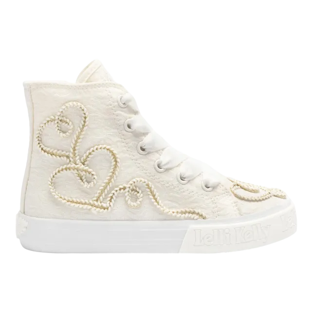 Sneakers da bambina egle bianco Cod: LKED4171