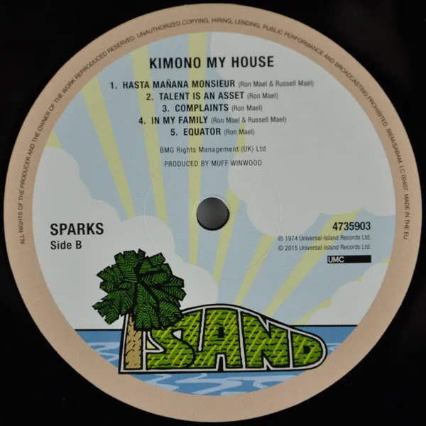 Sparks ~ Kimono My House