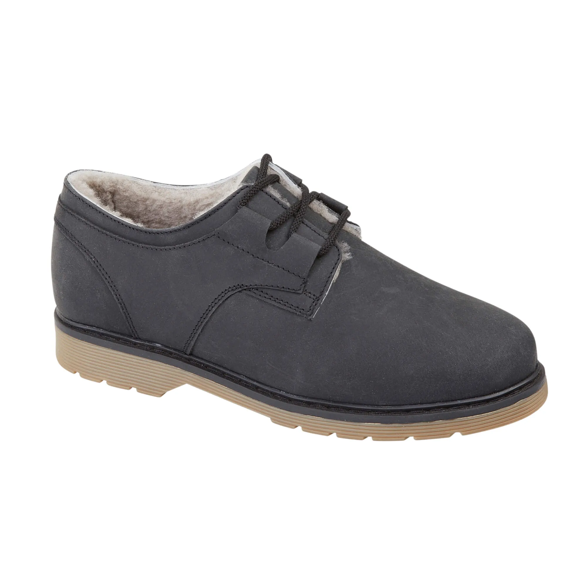 SPEY BLACK WOMENS SHEEPSKIN SHOES