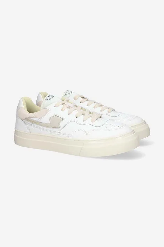 Stepney Workers Club leather sneakers Pearl S-Strike Leather white color