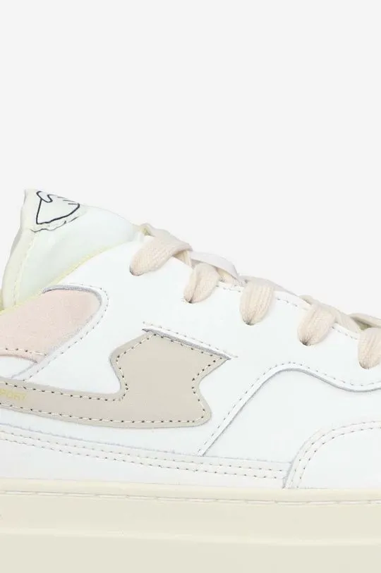 Stepney Workers Club leather sneakers Pearl S-Strike Leather white color