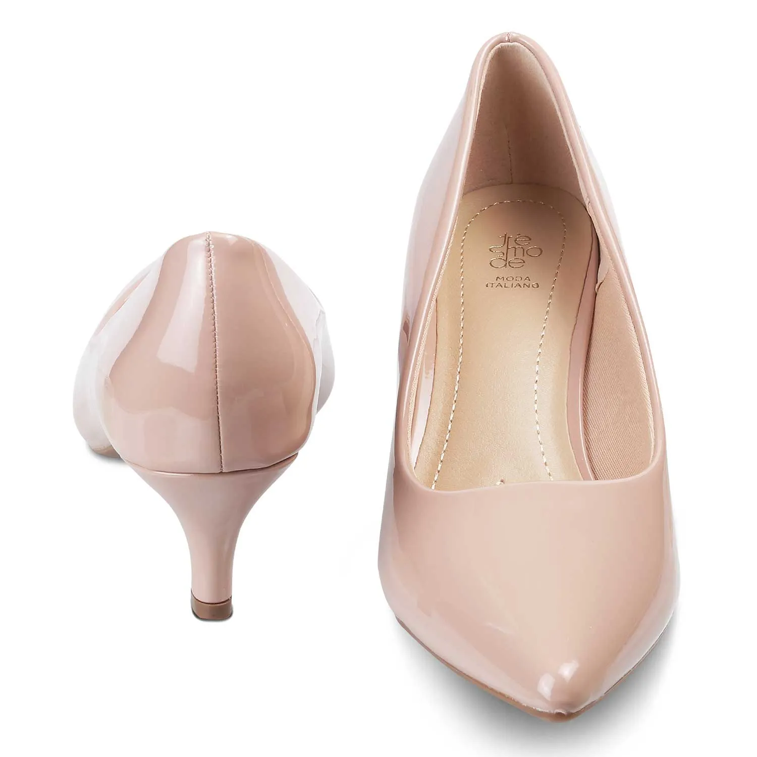 The Hope Pink Women's Dress Kitten Heel Pumps