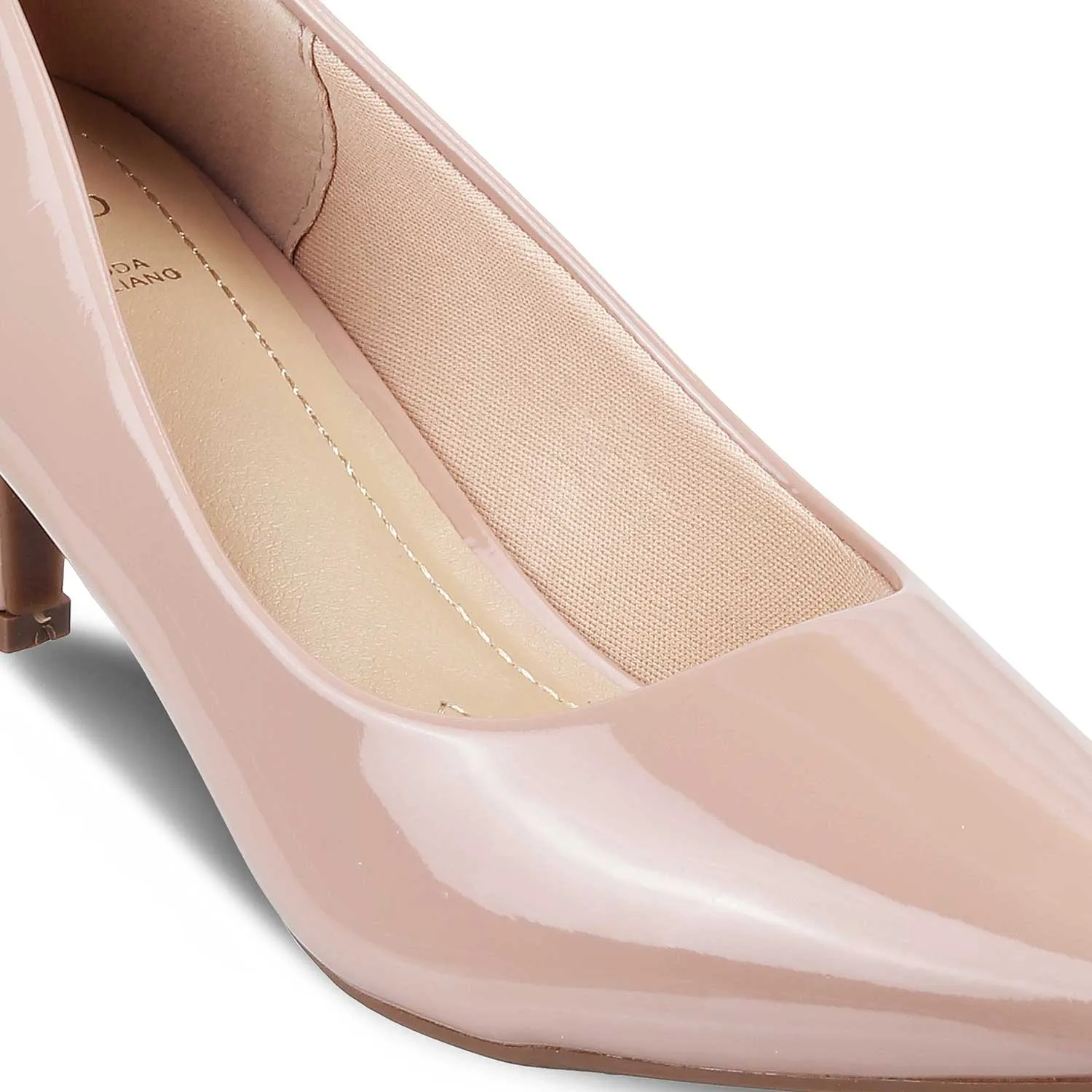 The Hope Pink Women's Dress Kitten Heel Pumps