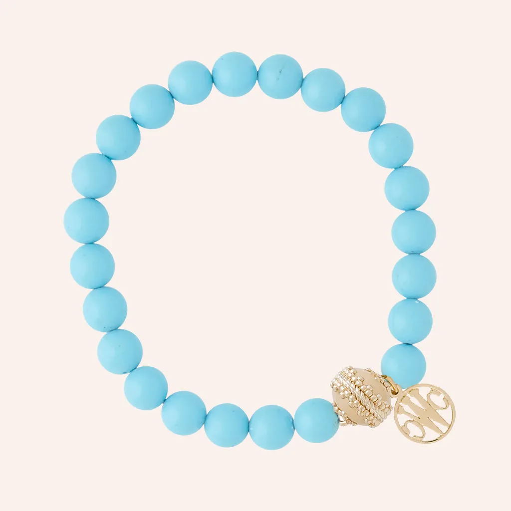 Victoire Dyed Magnesite 8mm Stretch Bracelet