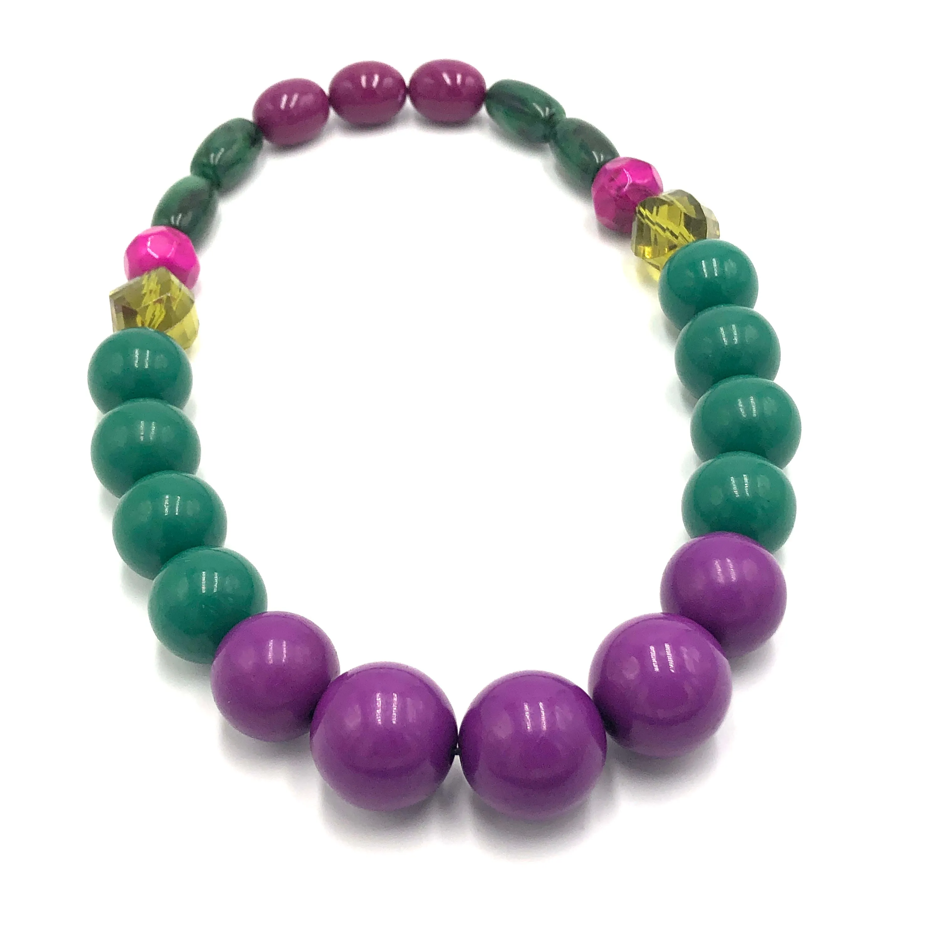 Viva & Violet Stretch Bauble Necklace - Shortie