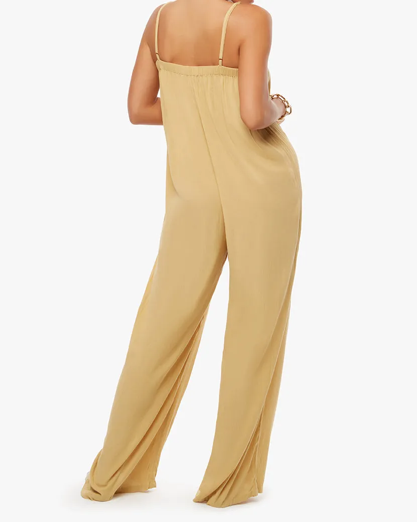 Wide Leg Pull On Jumpsuit | Desert