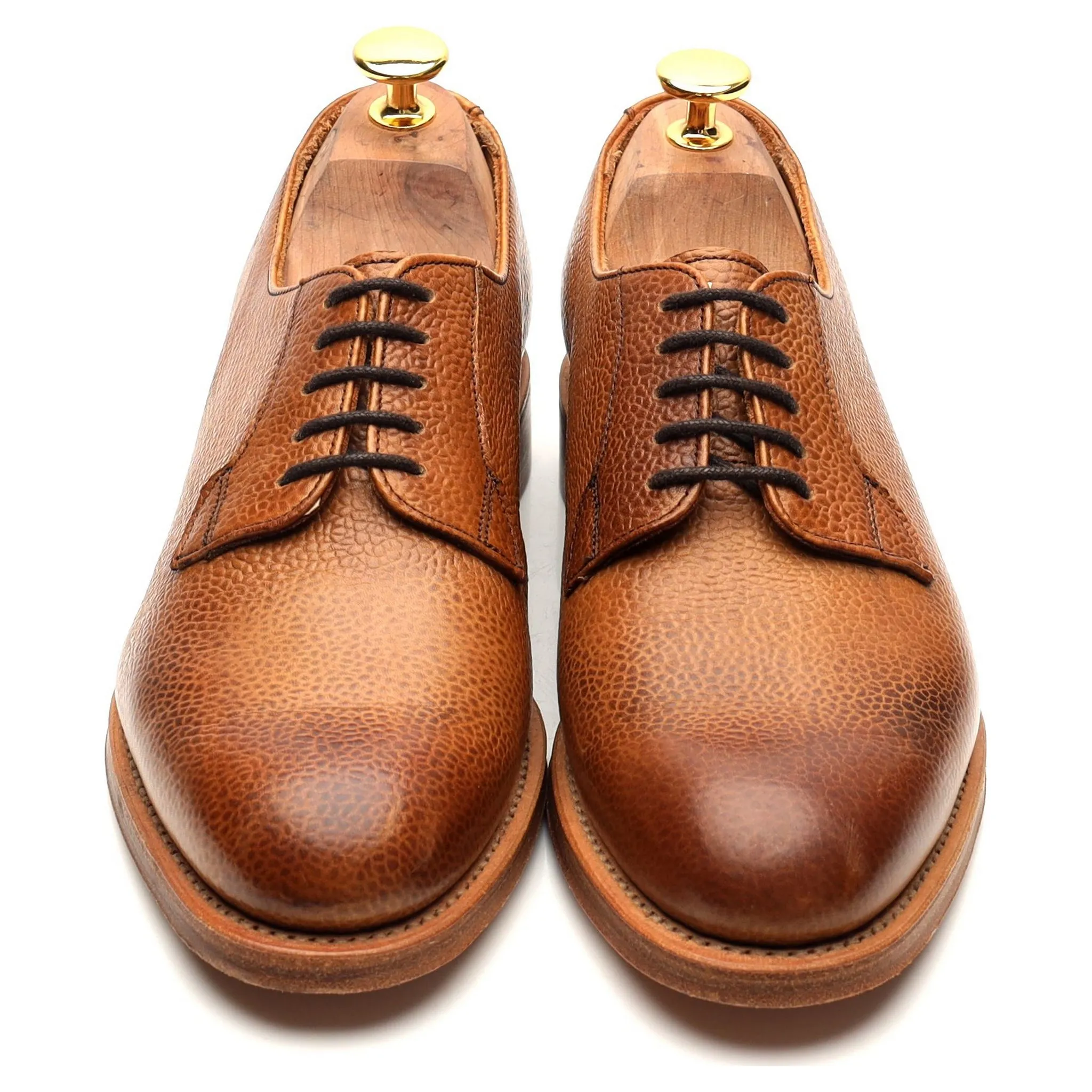 Women's 'Mabel' Brown Leather Derby UK 5 D