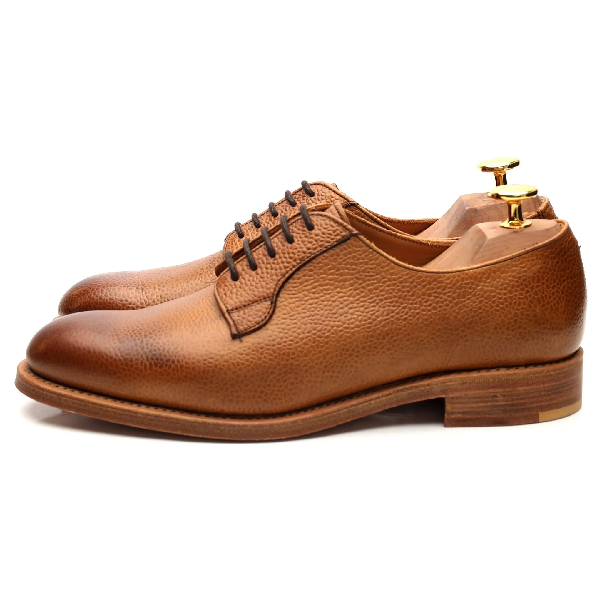 Women's 'Mabel' Brown Leather Derby UK 5 D