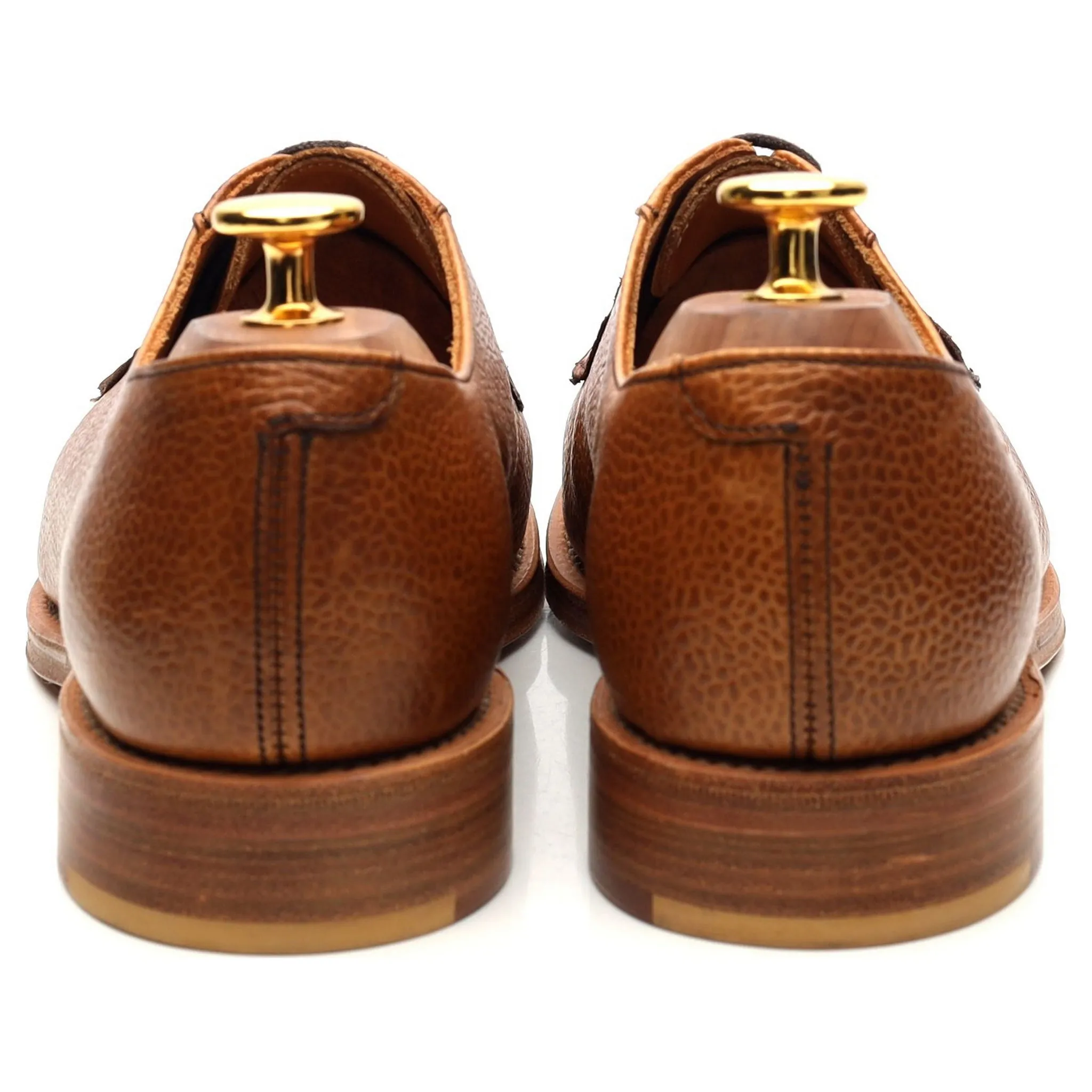 Women's 'Mabel' Brown Leather Derby UK 5 D