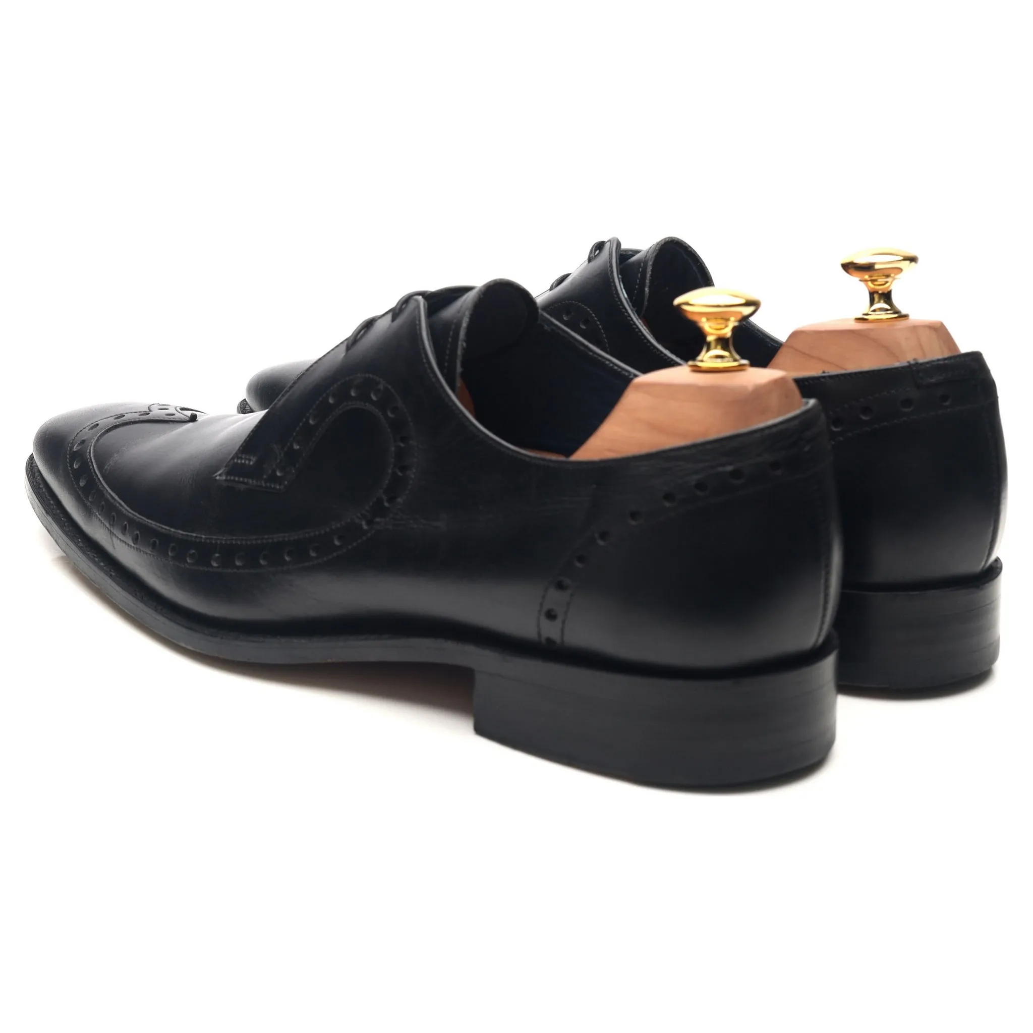 'Woody' Black Leather Derby UK 10 F