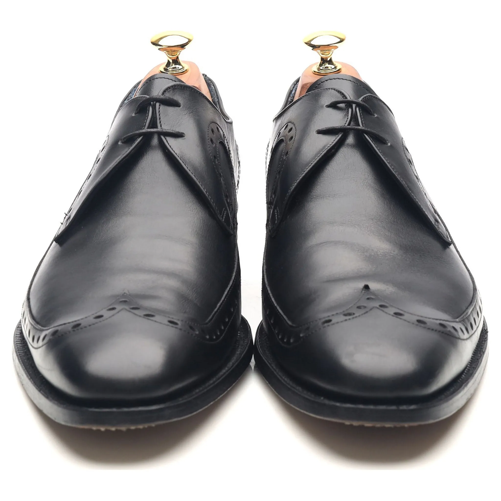 'Woody' Black Leather Derby UK 10 F