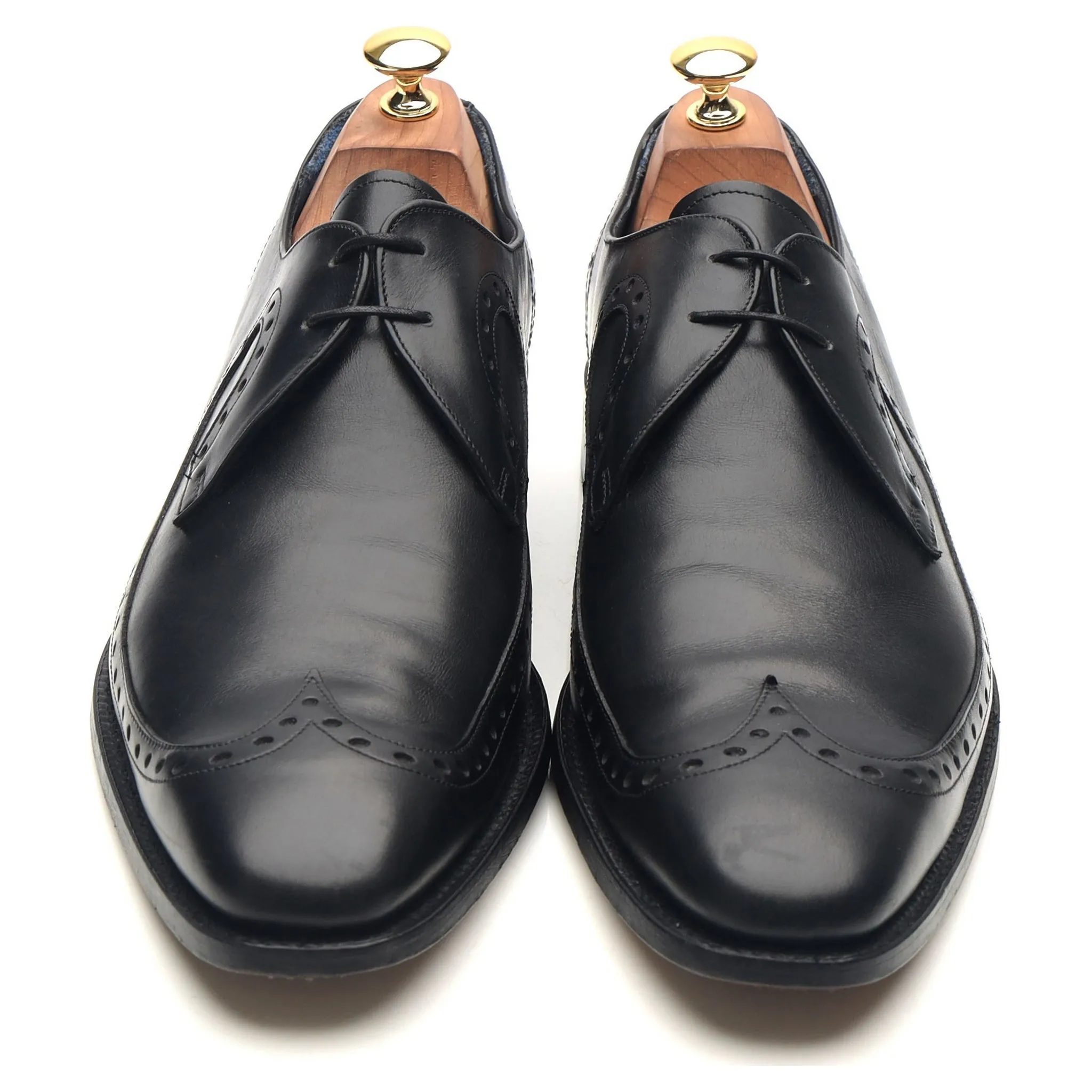 'Woody' Black Leather Derby UK 10 F